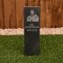 Memorial Stake - Large Slate with Personalised Photo