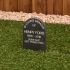 Gravestone - small size slate memorial with motif