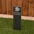 Memorial Stake - Large Slate with Motif