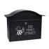 Black Personalised Letterbox - Dublin