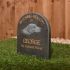 Pet Gravestone with PHOTO | 29 x 20cm | smooth grey slate