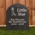 Pet Gravestone with PHOTO | 41 x 27cm | smooth grey slate