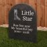 Pet Gravestone with PHOTO | 41 x 27cm | smooth grey slate