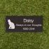 Medium Granite Pet Memorial Plaque with motif