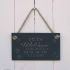 Small Bone Slate hanging sign - 