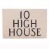 Limestone House Sign - 40.5 x 25.5cm