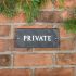 Private Sign in slate