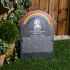 Rainbow Bridge Pet Gravestone with PHOTO | 41 x 27cm