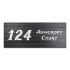 Ridged Slate House Address Sign - 50 x 20cm