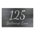 Ridged Slate House Sign 500 x 300mm - 2 lines of text