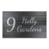 Ridged Slate House Address Plate - 50 x 30cm