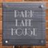 Ridged Slate House Sign with acrylic front panel 50 x 50cm - 3 lines of text