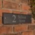 Rustic Slate House Sign - 40.5 x 10cm