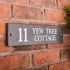 Smooth Slate House Sign - 40.5 x 10cm