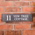 Smooth Slate House Sign - 40.5 x 10cm