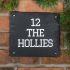 Rustic Slate House Sign - 23 x 20.5cm