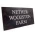 Smooth Slate House Sign - 60 x 30cm