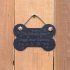 Small Bone Slate hanging sign - 