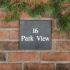 Smooth Slate House Sign - size 23 x 20.5cm