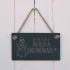 Christmas Slate hanging sign - 