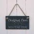 Christmas Slate hanging sign - 