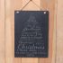 Christmas Slate hanging sign (portrait) - 