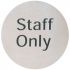 Staff Only Door Sign