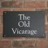 Rustic Slate House Sign - 40.5 x 25.5cm