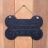 Large Bone Slate hanging sign - 