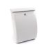 All Weather White Plastic Letterbox - personalised with your address