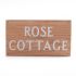 Oak Wooden House Sign - 35.5 x 20cm