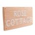 Oak Wooden House Sign - 35.5 x 20cm