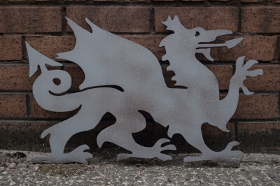 Sand blasting and powder coating in Wrexham - Sand Blasted Dragon