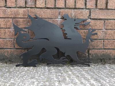 Powder coated Dragon Sand blasting and powder coating in Wrexham